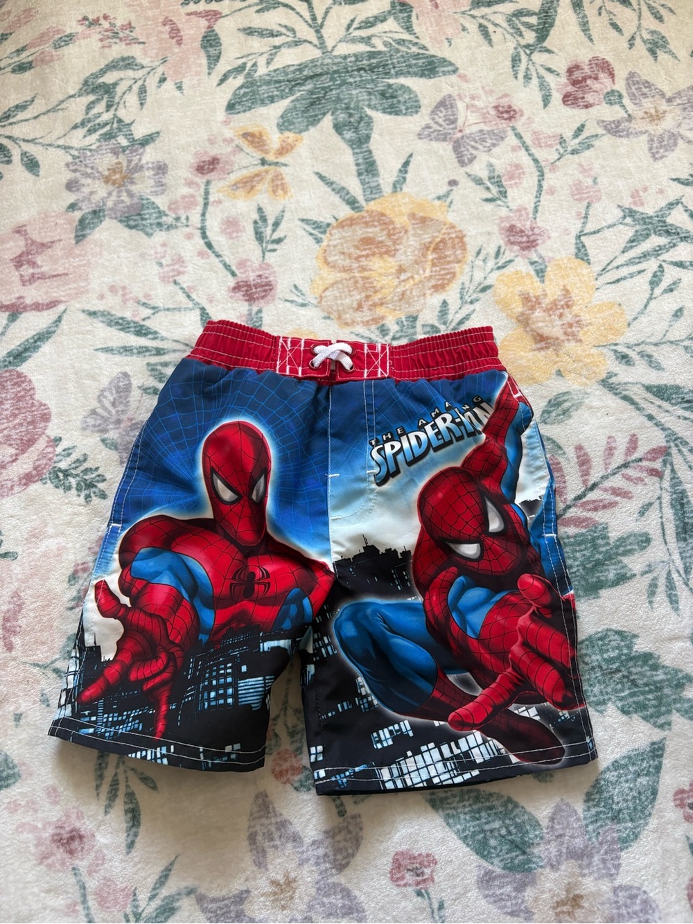 Target Boys Spider-Man Swim Trunks - Red & Blue